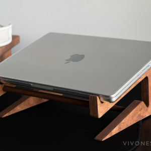 Vivonest Laptop Standı (Koyu Ahşap)
