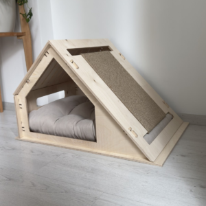 Vivonest Kedi Evi Büyük 73x52x46 cm (Naturel)