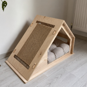 Vivonest Kedi Evi Orta 73x40x46 cm (Naturel)